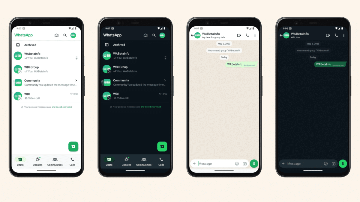 whatsapp interface