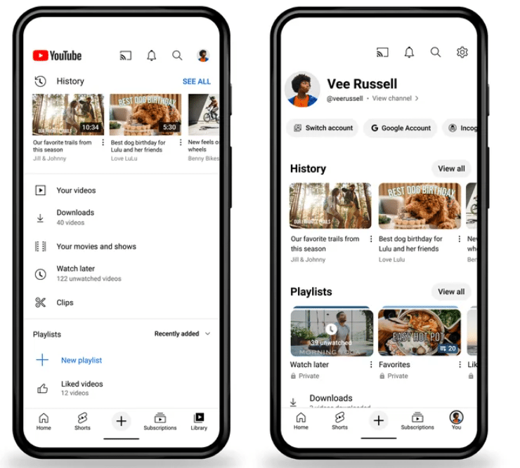 youtube nouveautés mise à jour fonctionnalités