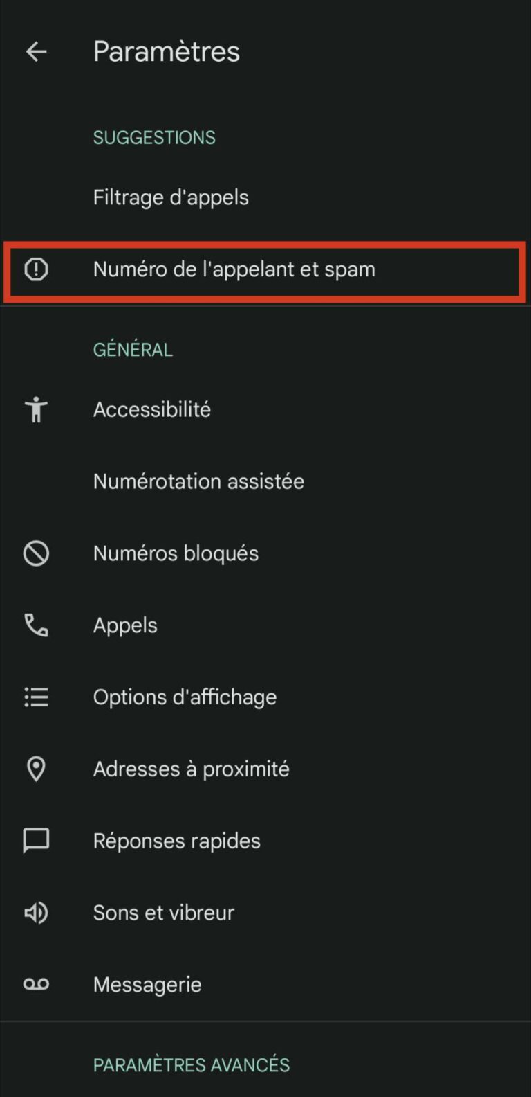 Préfixe Bloqueur : bloquer les appels indésirables