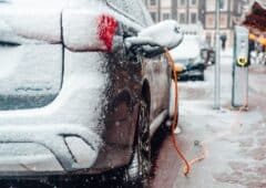 Bornes de recharge hiver voiture électrique
