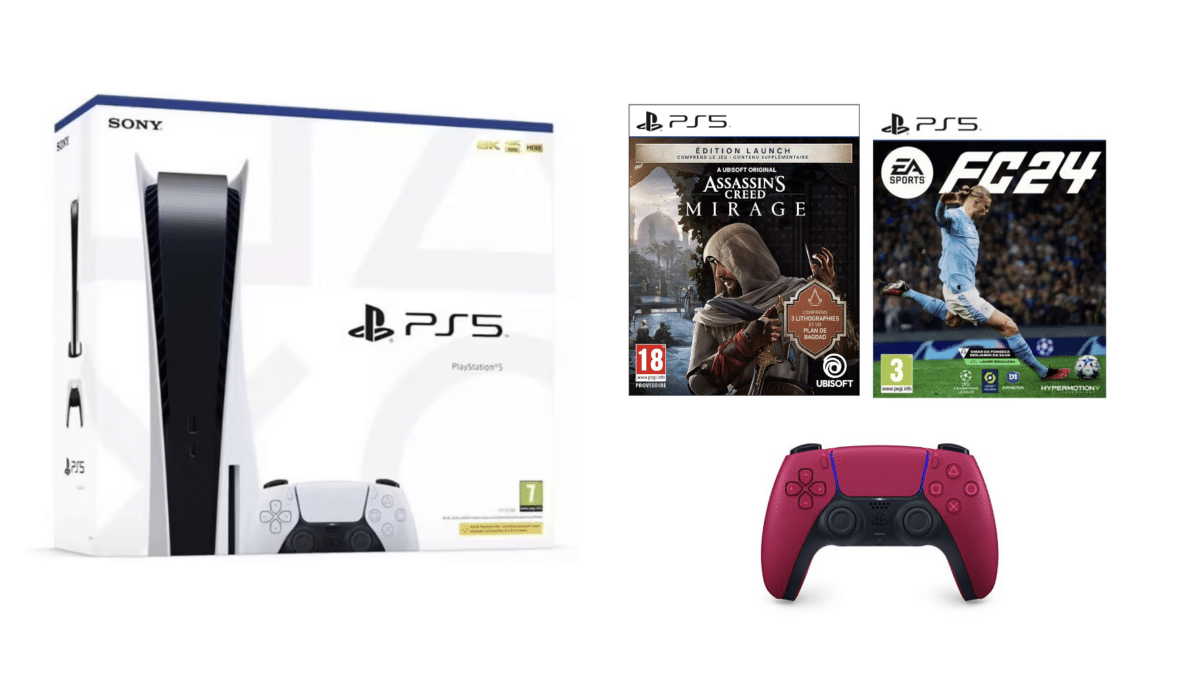 Offre exceptionnelle : 120 € de remise sur le pack PS5 + EA Sports FC 24  chez Micromania !