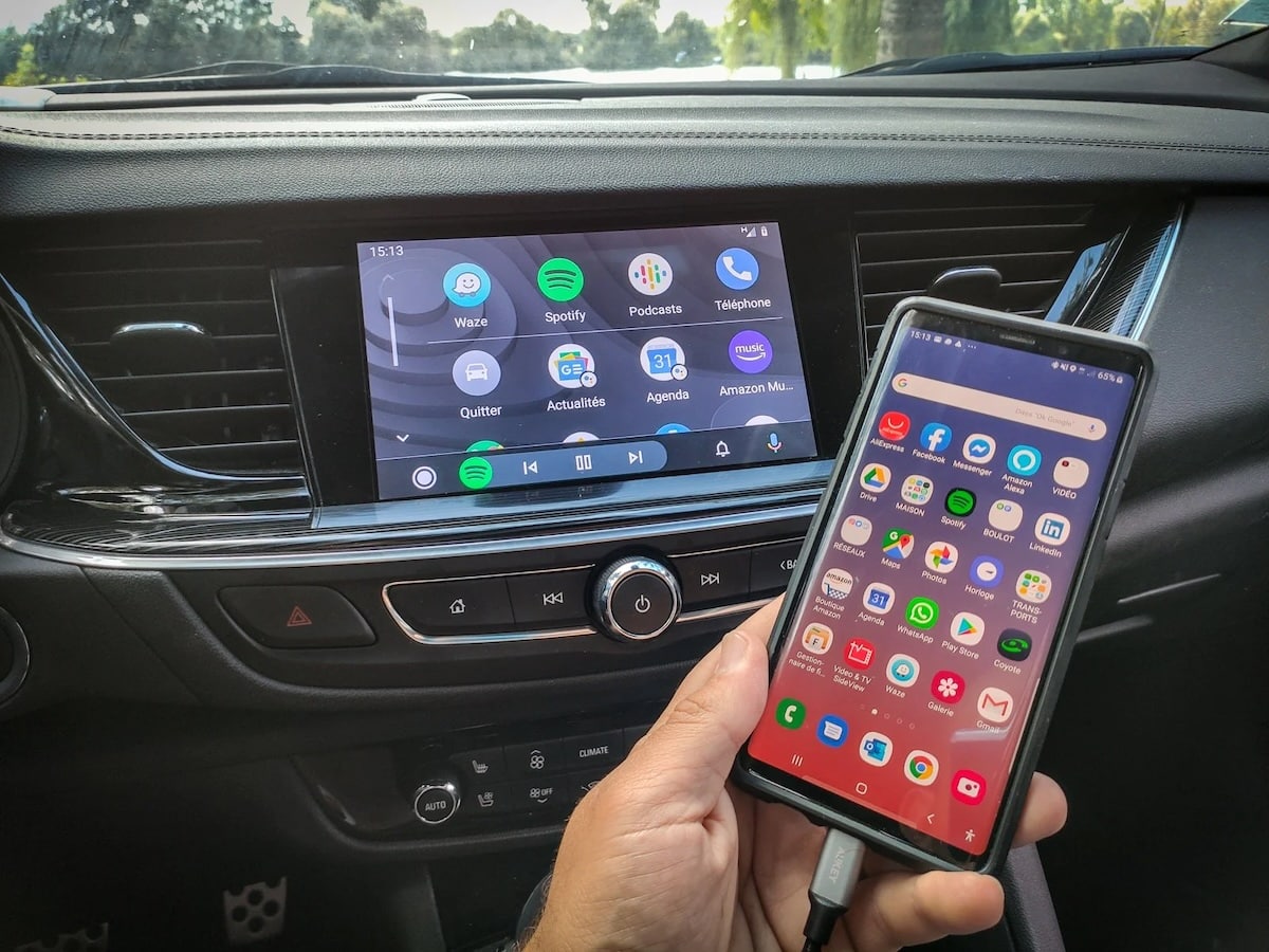 Android Auto bug musique Android 14