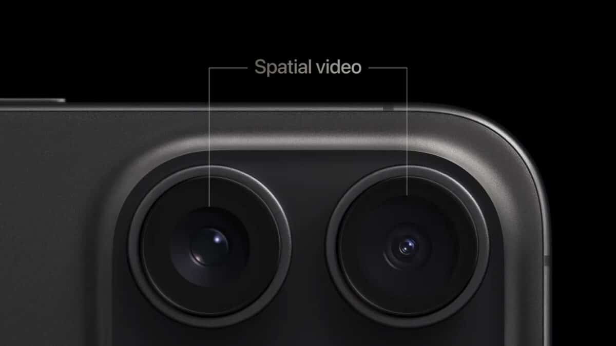 iphone 15 Pro video spatiale iOS