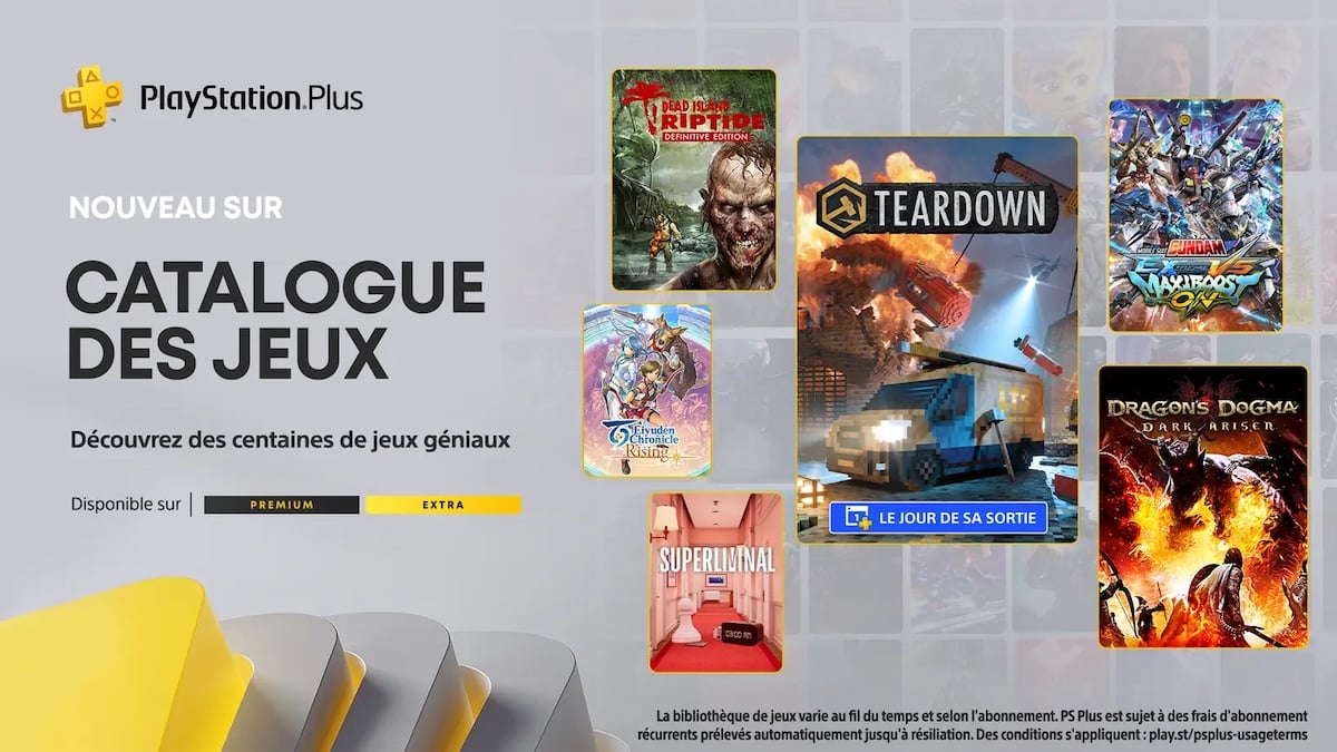 PS Plus jeux novembre 2023