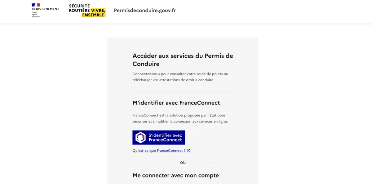 Service du permis de conduire