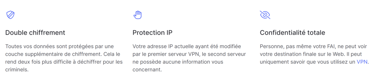 Avantages Double VPN NordVPN