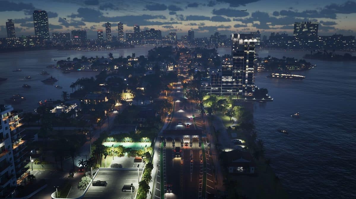 Vice City de nuit dans GTA 6 