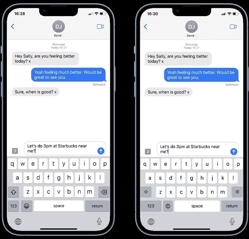 iPhone clavier