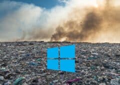 Windows 10 fin support décharge déchets PC