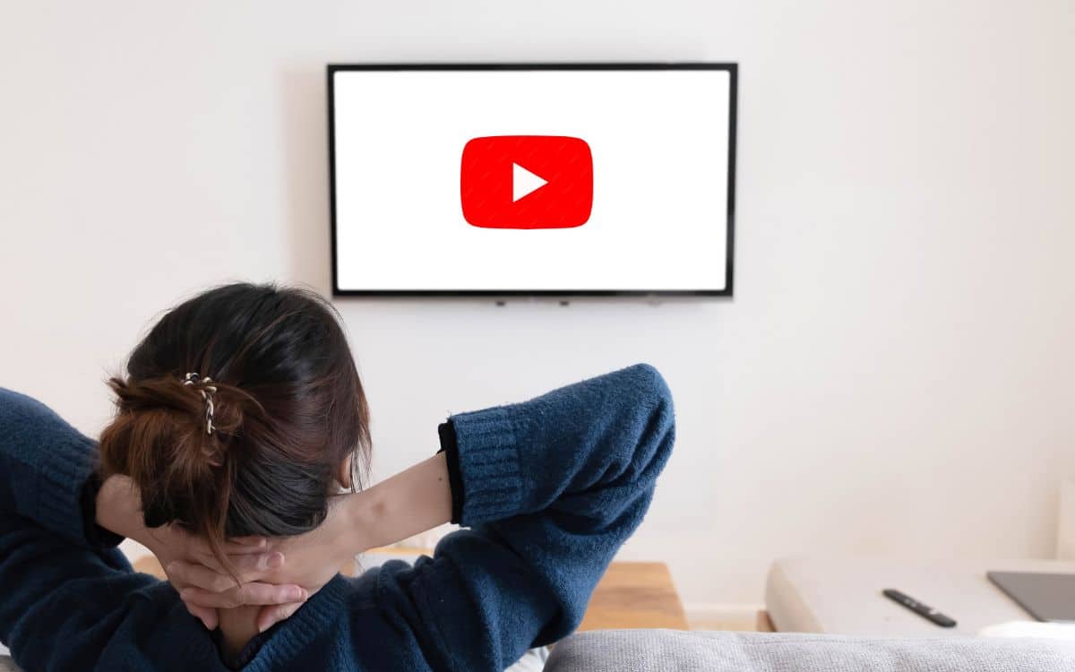 YouTube publicité téléviseur