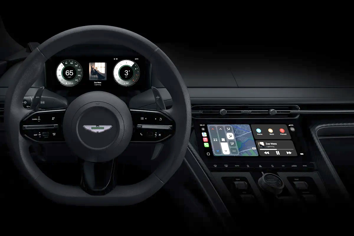 Le nouveau CarPlay chez Aston Martin