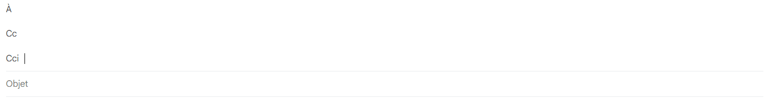 Cc dans un mail, ça signifie quoi