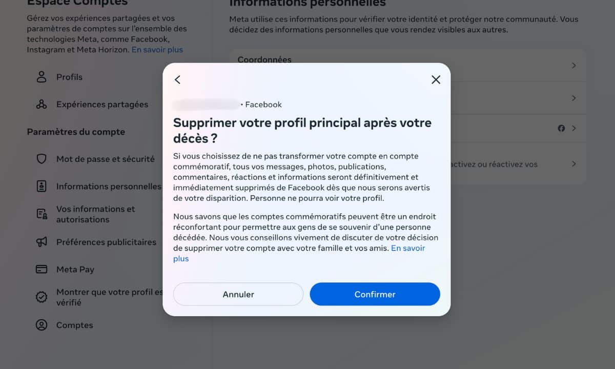 supprimer son compte facebook