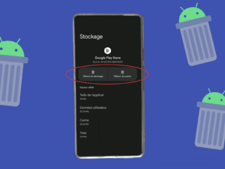 vider cache android