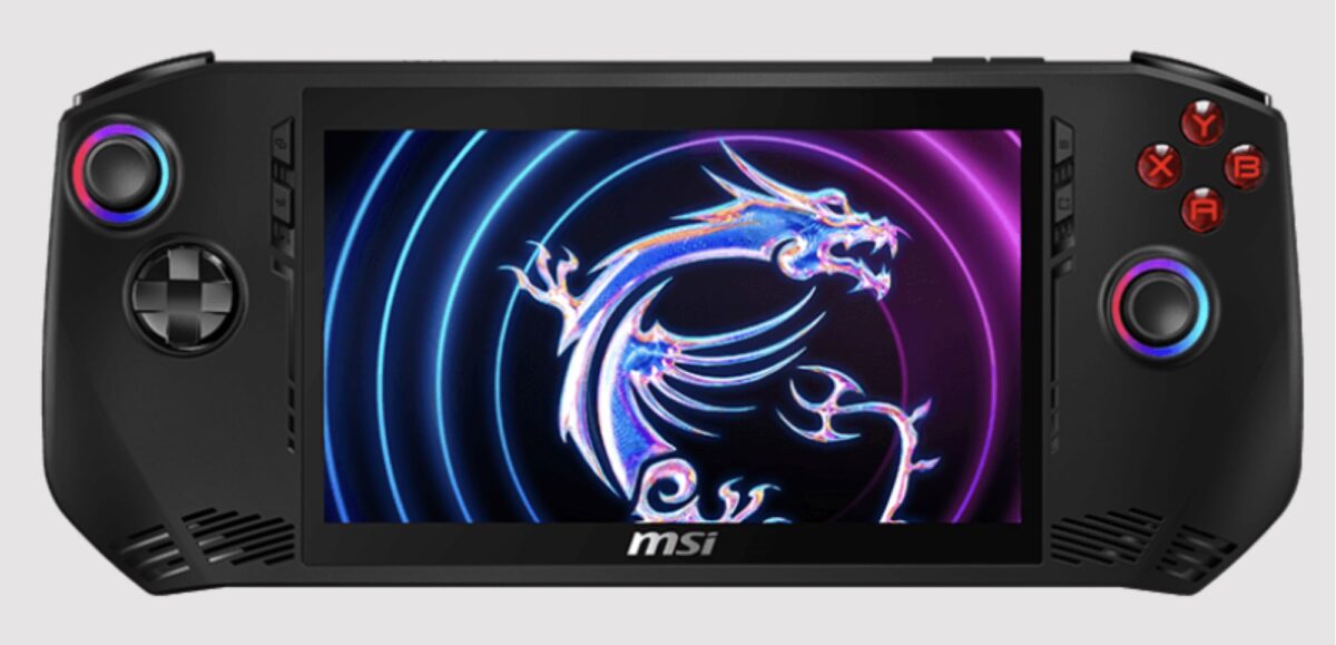 MSI Claw A1M design