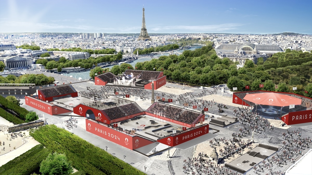 Place de la Concorde imaginée pendant les JO 2024