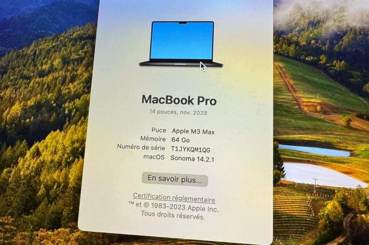 Apple MacBook Pro 14 pouces M3 Max