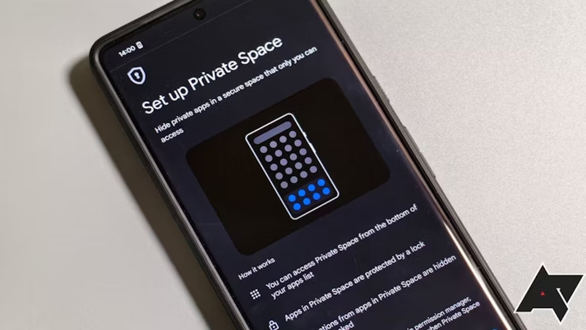 Private Space sur Android 15