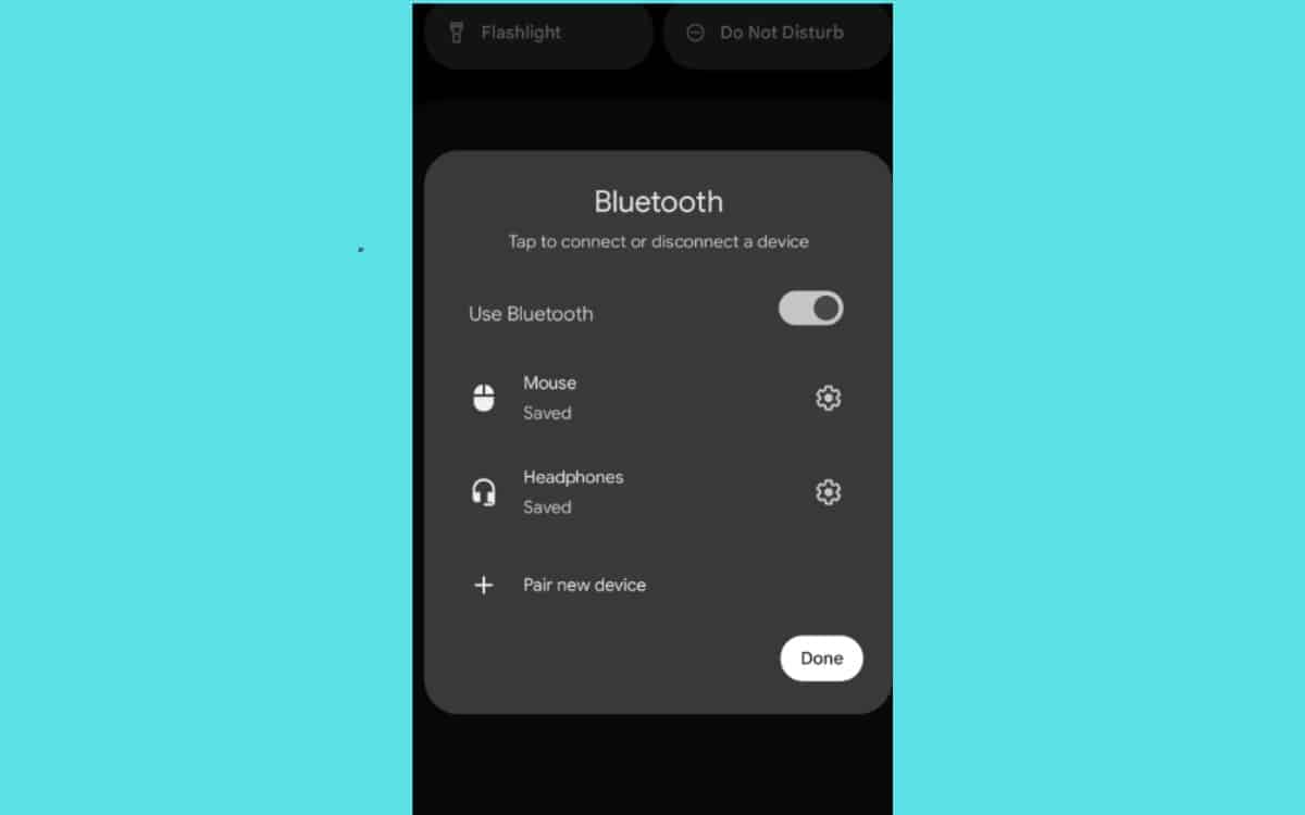 android 14 menu bluetooth 