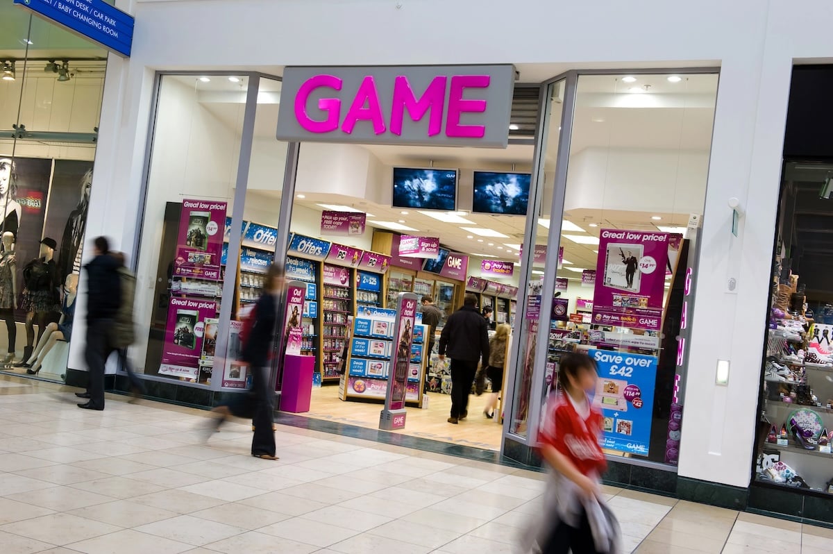 Une boutique GAME en Angleterre