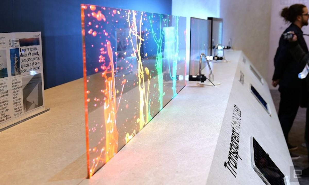 Écran MicroLED transparent Samsung