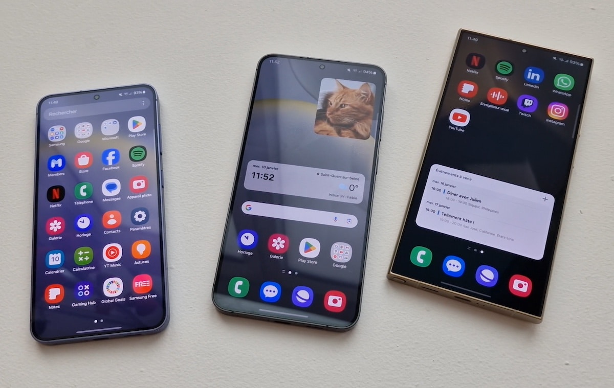 Image 1 : Galaxy S24, S24+, S24 Ultra officiels : plus puissants, plus autonomes, les nouveaux smartphones de Samsung misent à fond sur l’IA