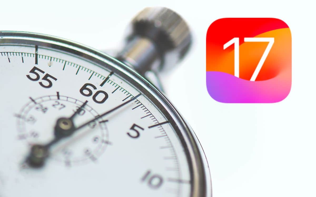 ios 17.4 iphone chronomètre 