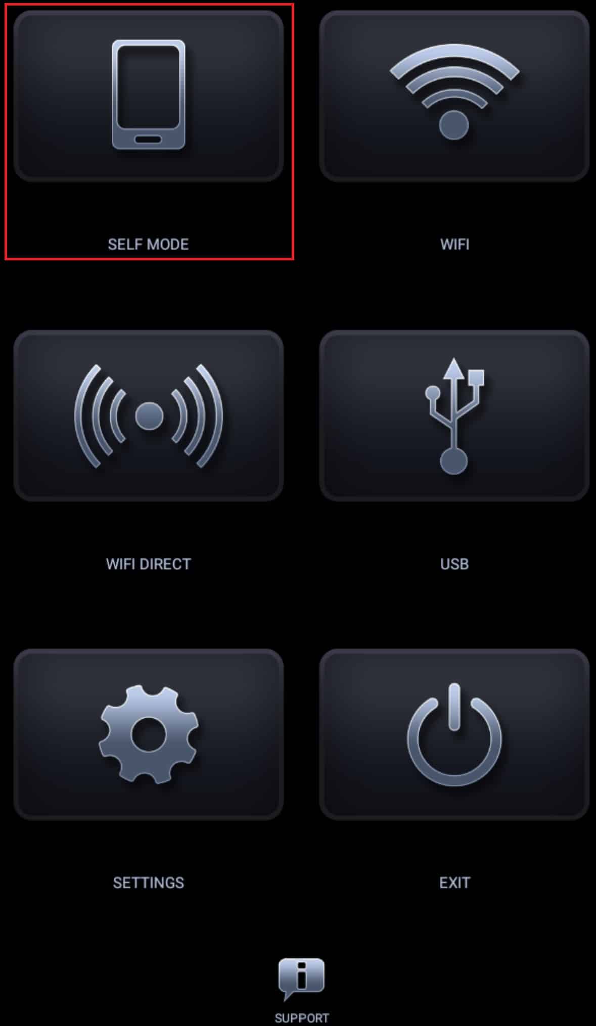 Android Auto Headunit Reloaded Self Mode smartphone