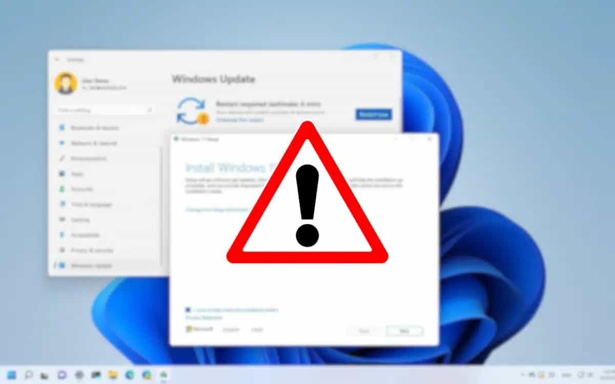Windows 11 problème mise à jour