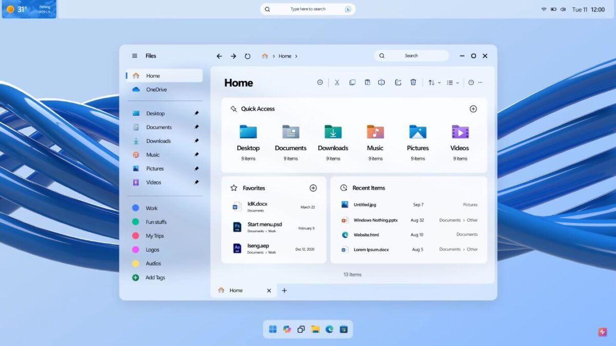windows 12 explorateur de fichiers