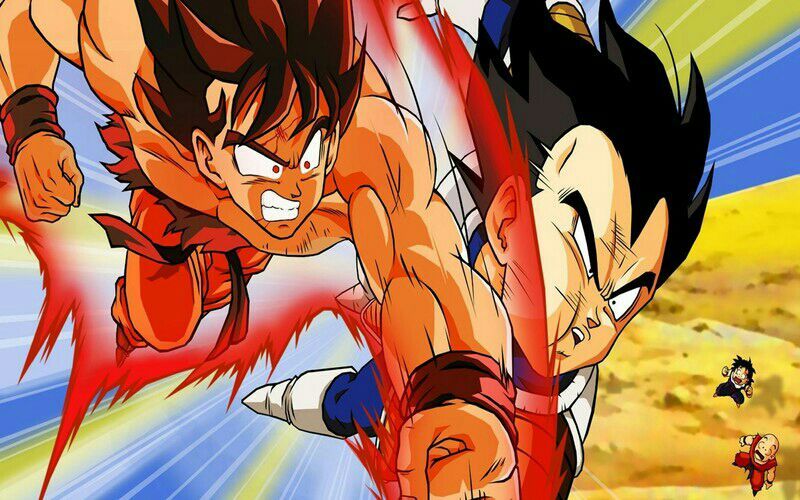 Goku vs Végéta arc Saiyan