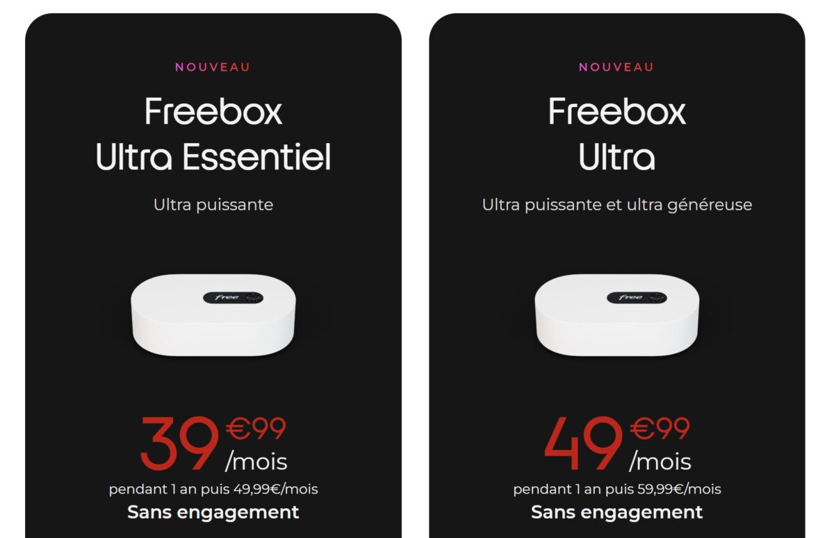 Freebox Ultra prix