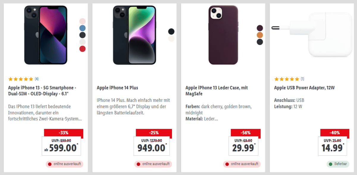 Afbeelding 3: Lidl lanceert de verkoop van iPhone- en Apple-producten tegen lage prijzen
