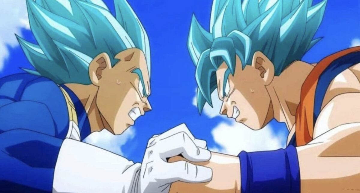 Goku et Végéta Super Saiyan Blue