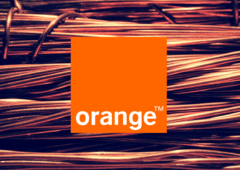 Orange vol câble cuivre