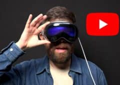YouTube Apple Vision Pro application VR 3D