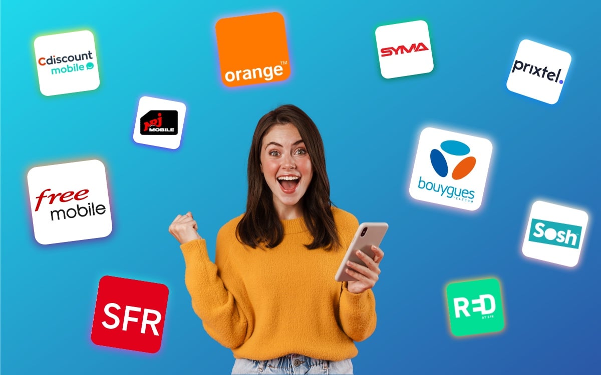 Image 1 : Red, Free, SFR, B&You… Quel est le meilleur forfait mobile en février 2024 ?