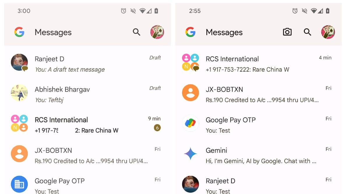 google messages fonctionnalités nouveautés