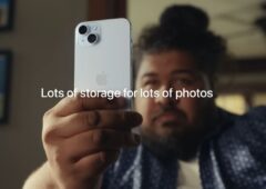 Apple iPhone 15 Publicité pub stockage photos vidéos