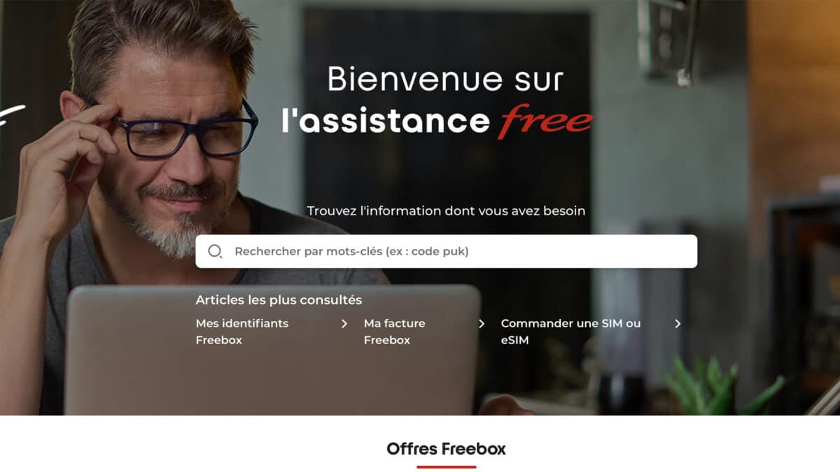 Accéder au service client Free