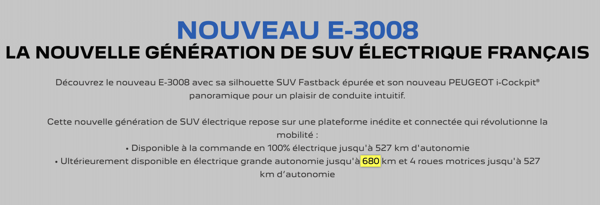 Citroën ë-C3 et Peugeot e-3008 : leurs autonomies revues à la baisse ...