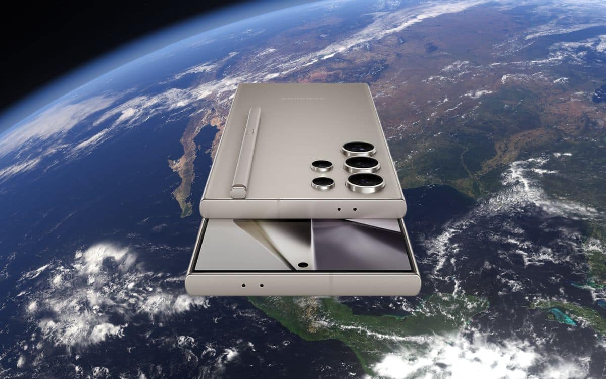 Samsung Galaxy S24 Ultra photographie photo espace stratosphère smartphone haut de gamme