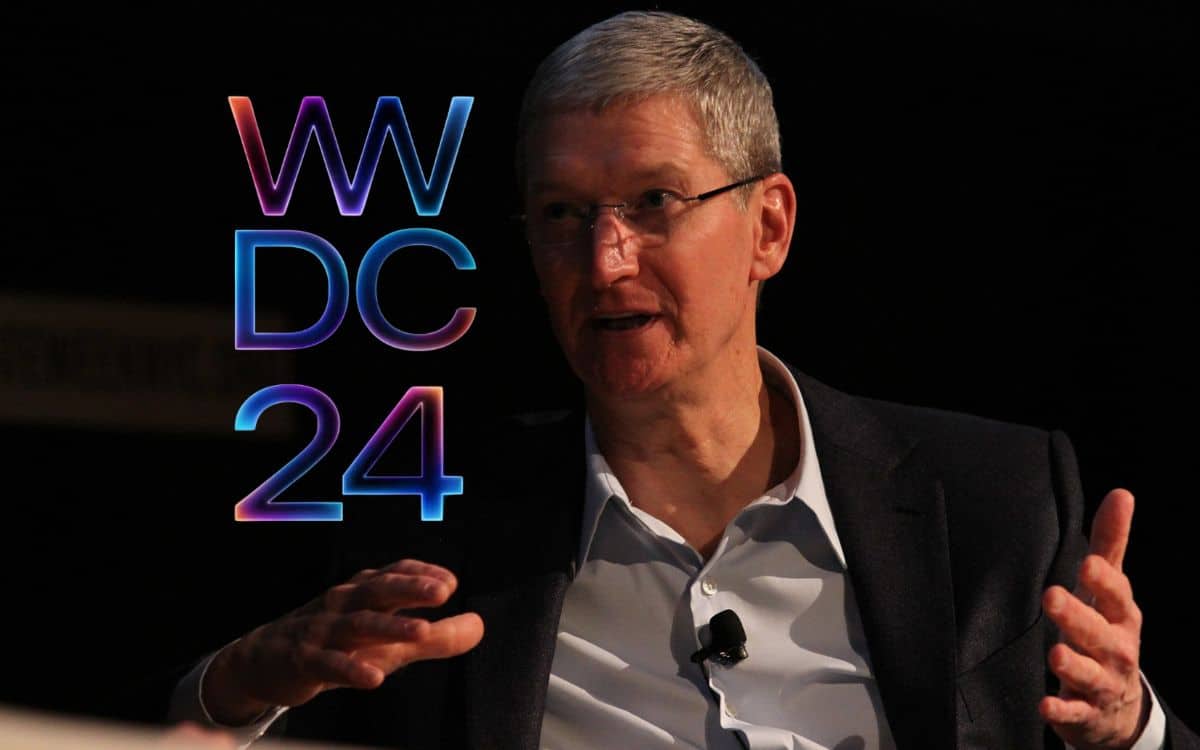 WWDC 2024 Tim Cook Apple présentation conférence keynote