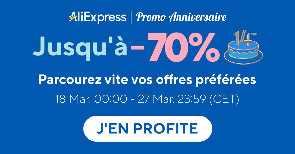 anniversaire aliexpress