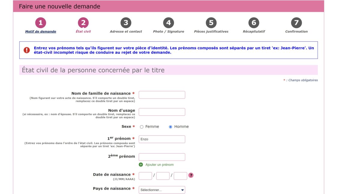 Faire une nouvelle demande de permis de conduire ANTS