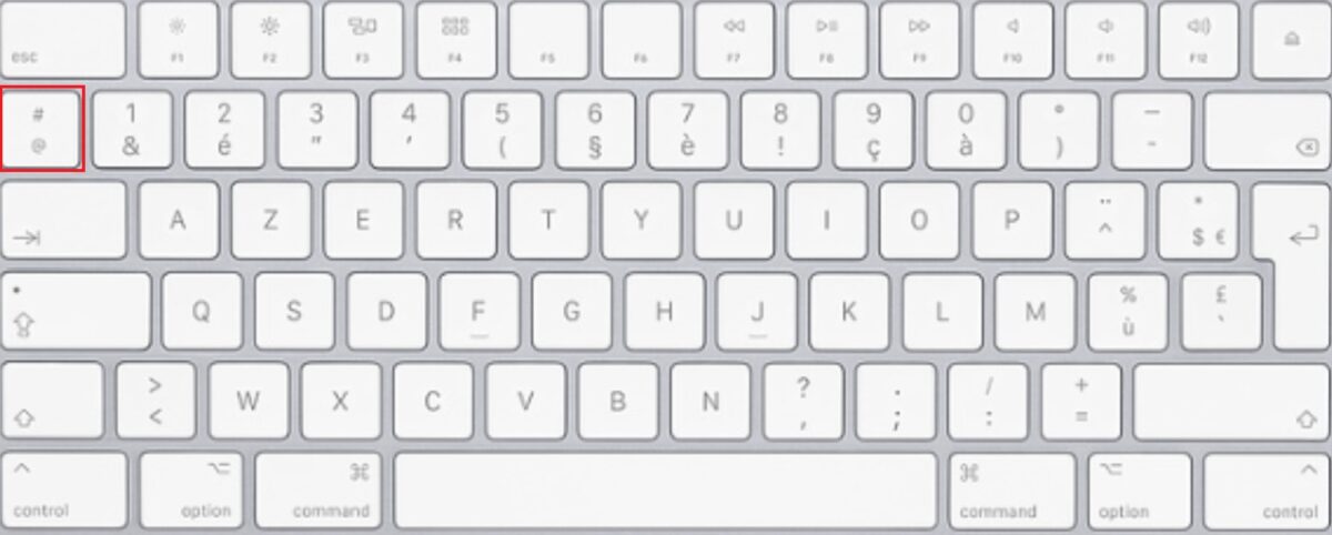 Ecrire arobase sur clavier Mac