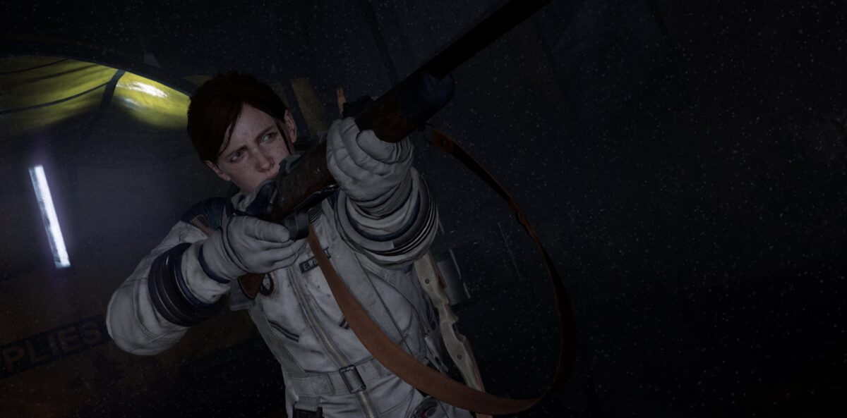Ellie en tenue de cosmonaute dans le mode Sans Retour de The Last of Us Part II