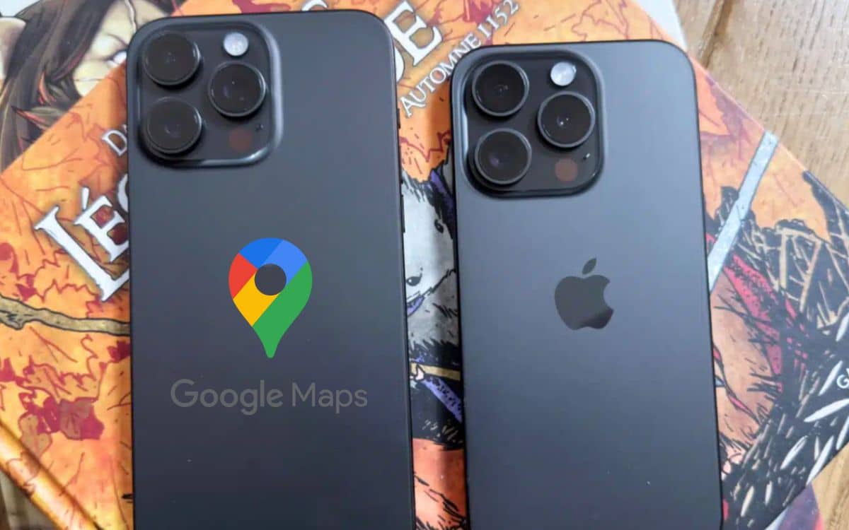 google maps iphone application par défaut