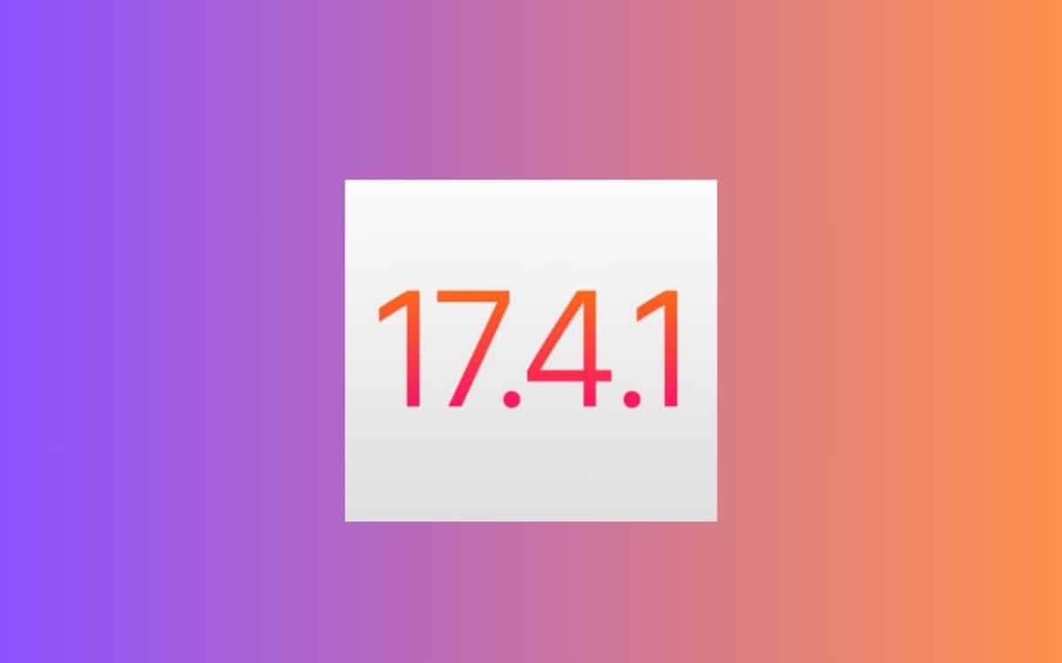 iOS 17.4.1 iphone mise à jour