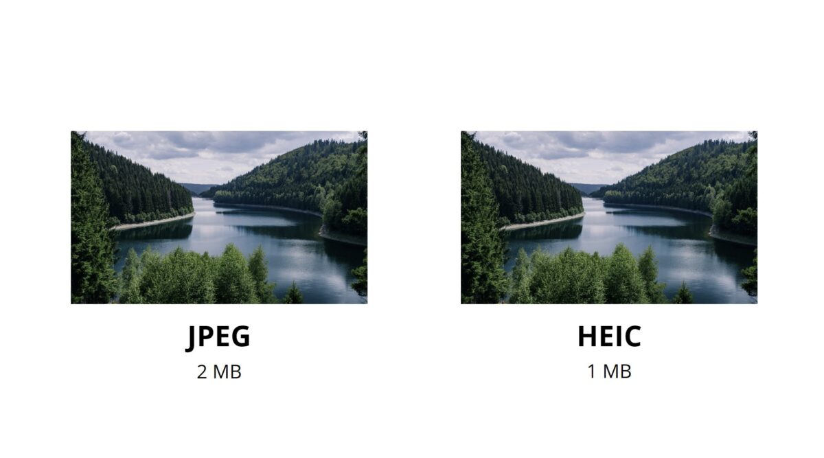 JPEG vs HEIC